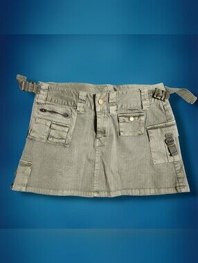 Vintage Y2K Forever 21 Mini Cargo Skirt Size XS